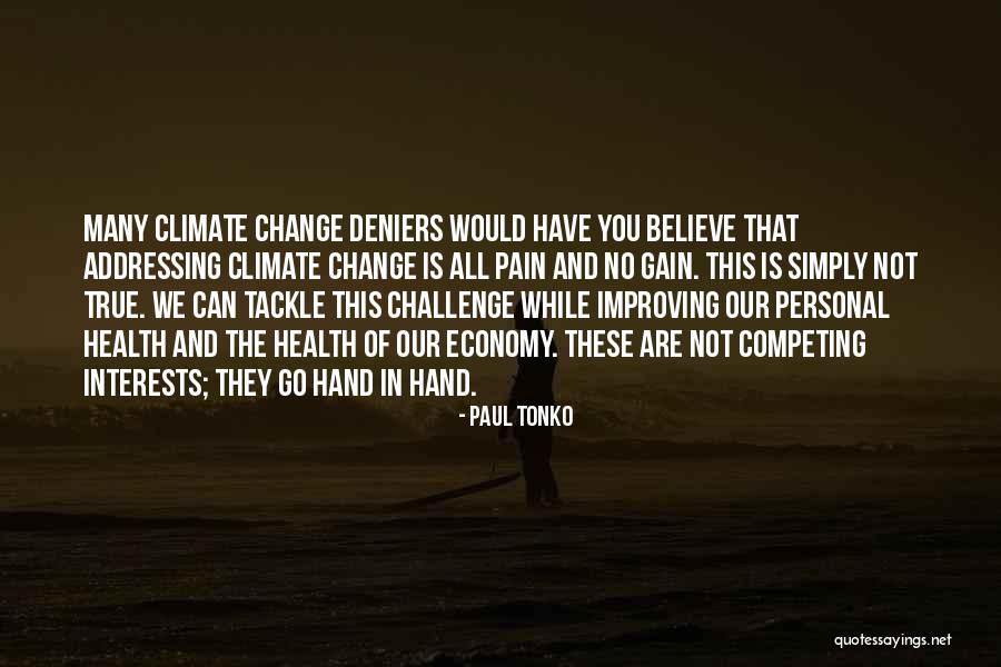 Climate Change And Health Quotes By Paul Tonko