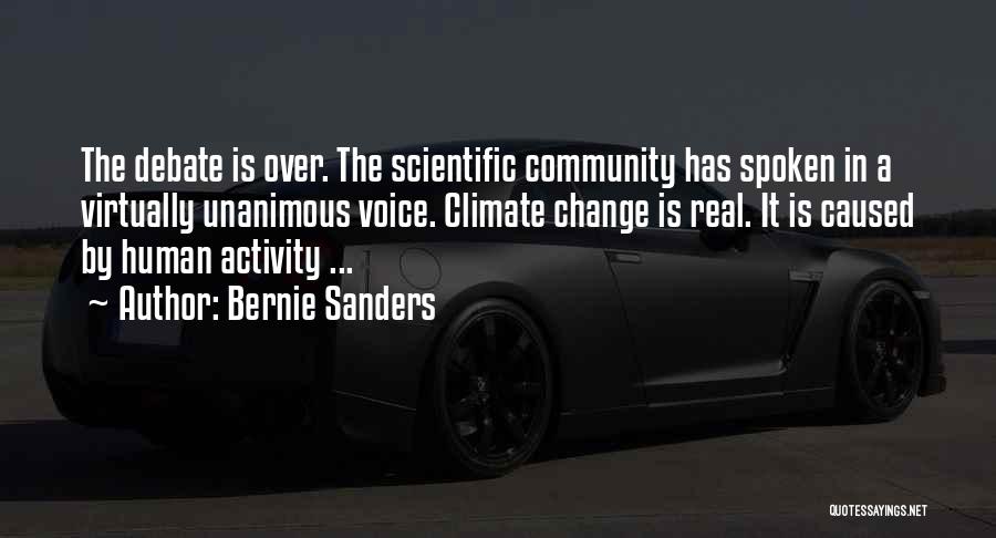 Climate Change Best Quotes By Bernie Sanders