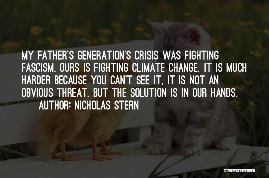 Climate Change Best Quotes By Nicholas Stern