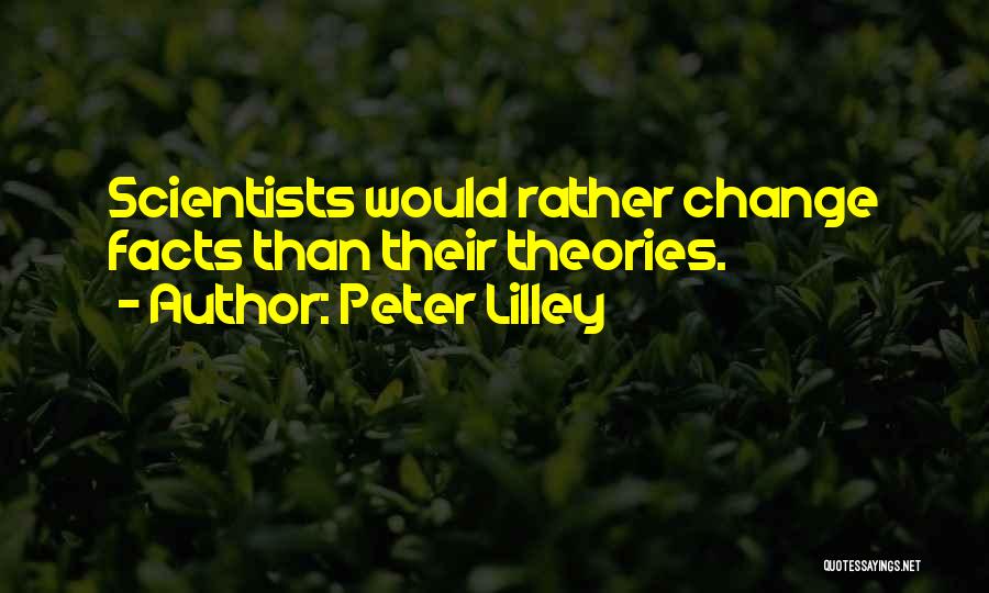 Climate Change From Scientists Quotes By Peter Lilley