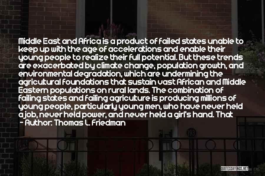 Climate Change In Africa Quotes By Thomas L. Friedman