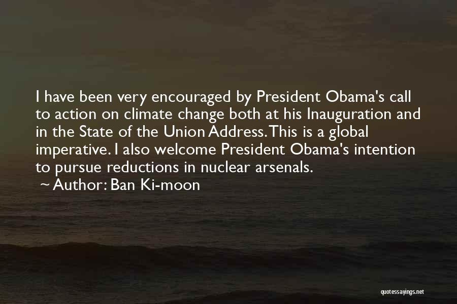Climate Change Obama Quotes By Ban Ki-moon