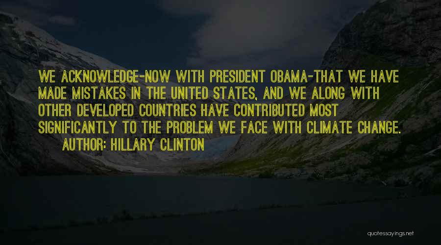 Climate Change Obama Quotes By Hillary Clinton