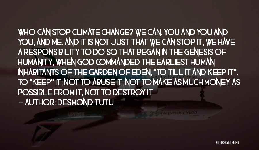 Climate Change Quotes By Desmond Tutu