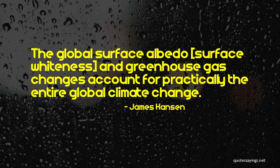 Climate Changes Quotes By James Hansen