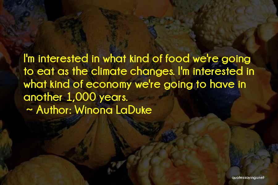 Climate Changes Quotes By Winona LaDuke