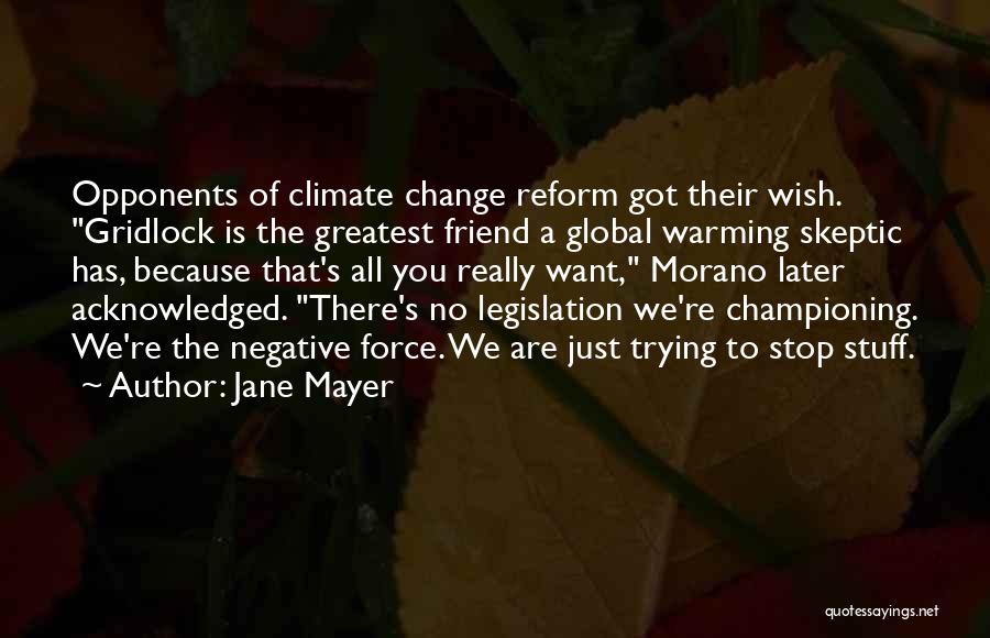 Climate Skeptic Quotes By Jane Mayer