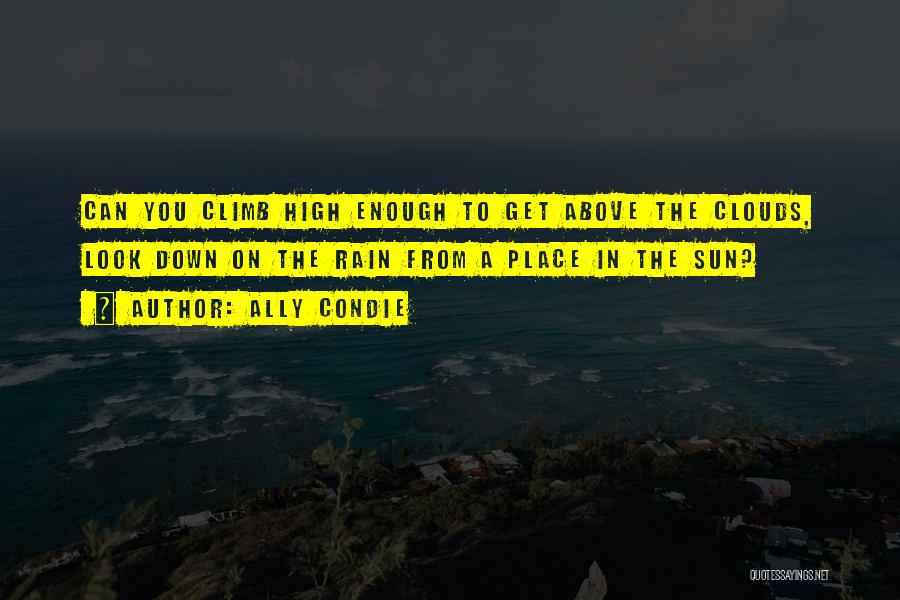 Climb Down Quotes By Ally Condie