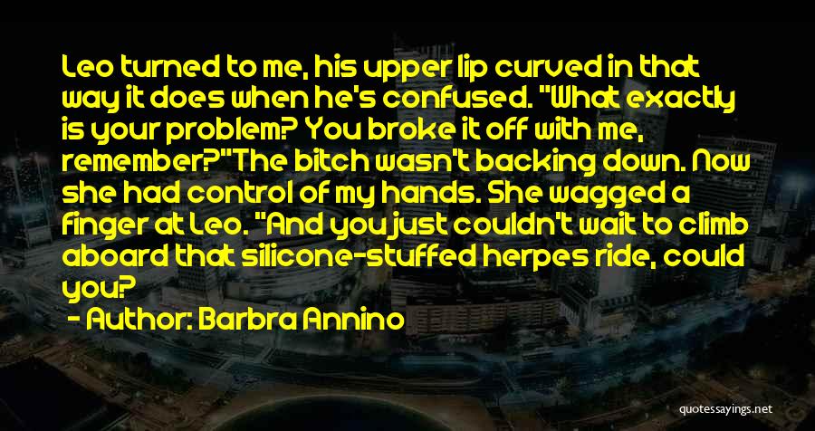 Climb Down Quotes By Barbra Annino