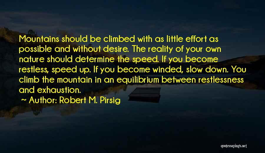 Climb Quotes By Robert M. Pirsig