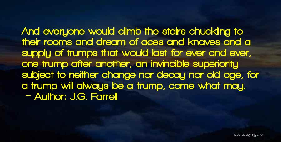 Climb Stairs Quotes By J.G. Farrell