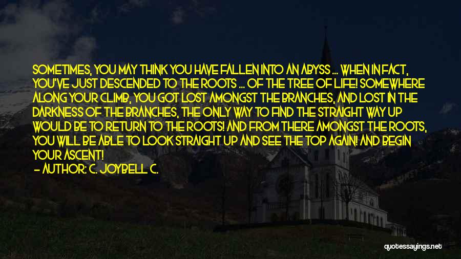 Climb Up A Tree Quotes By C. JoyBell C.