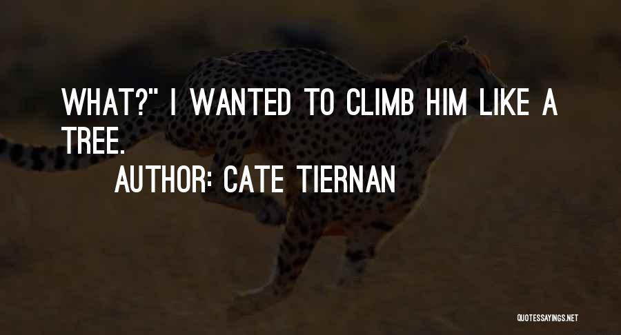 Climb Up A Tree Quotes By Cate Tiernan