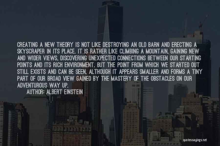 Climbing A Mountain Quotes By Albert Einstein