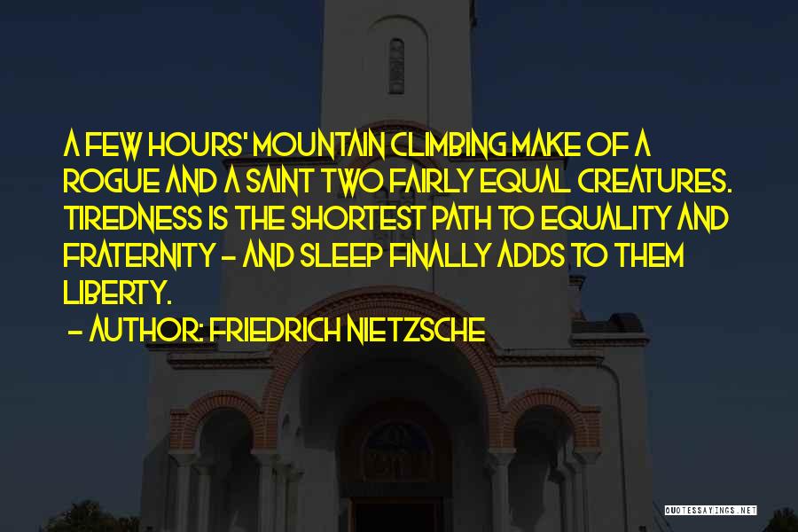 Climbing A Mountain Quotes By Friedrich Nietzsche