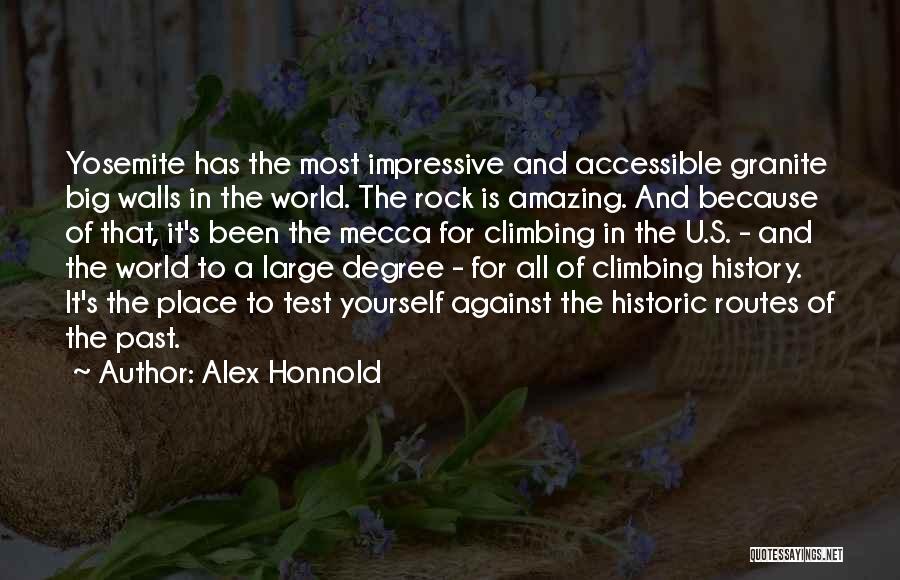 Climbing A Rock Quotes By Alex Honnold
