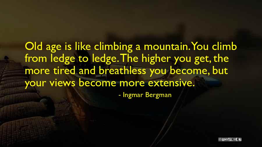 Climbing Higher Quotes By Ingmar Bergman