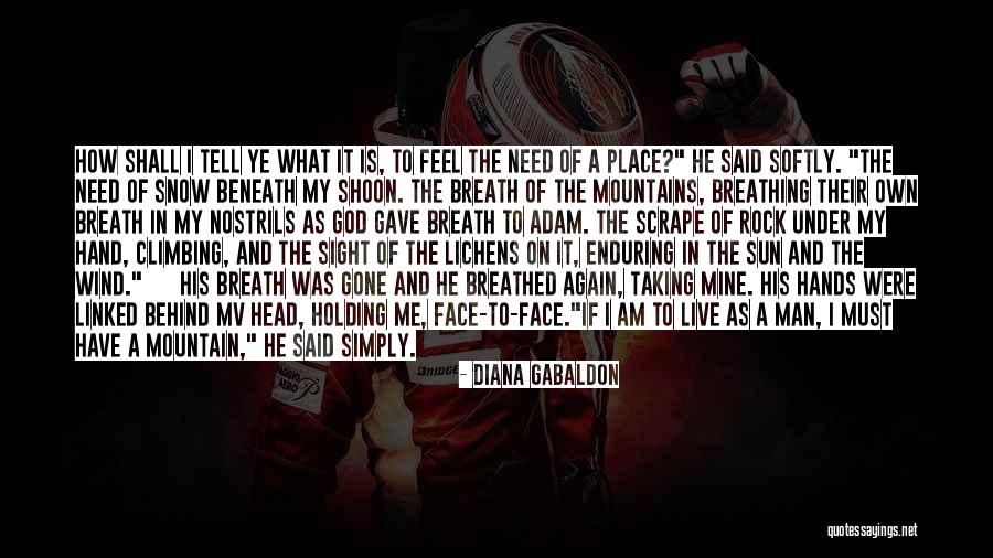 Climbing Mountains Quotes By Diana Gabaldon Climbing Mountains Quotes By Diana Gabaldon