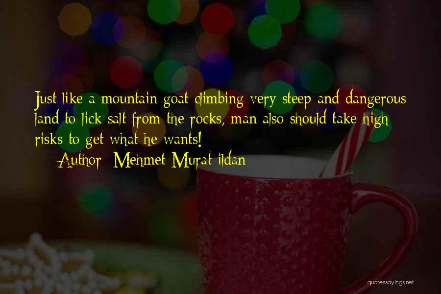 Climbing Rocks Quotes By Mehmet Murat Ildan