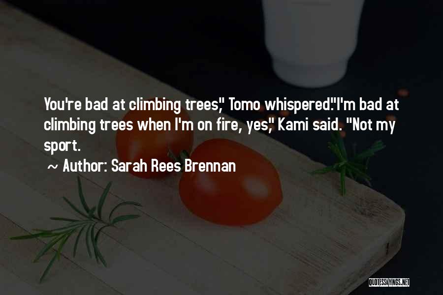 Climbing Trees Quotes By Sarah Rees Brennan