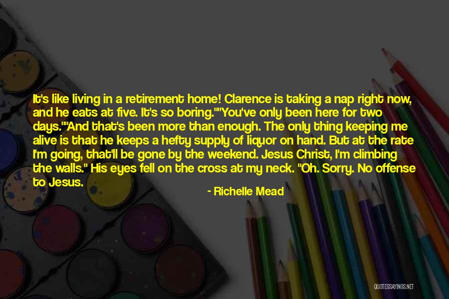 Climbing Walls Quotes By Richelle Mead