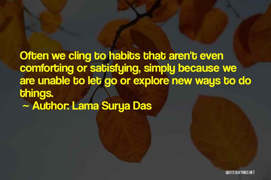 Cling Quotes By Lama Surya Das