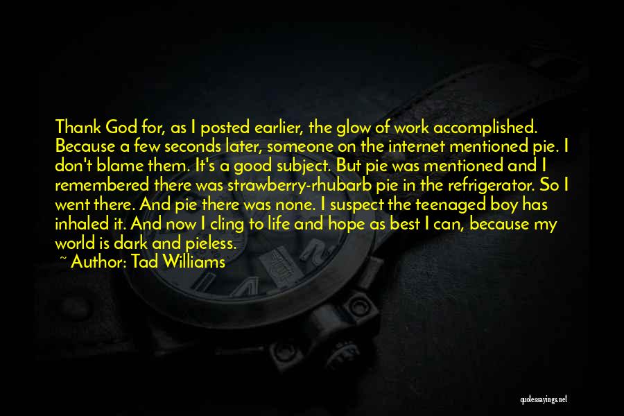 Cling To Hope Quotes By Tad Williams