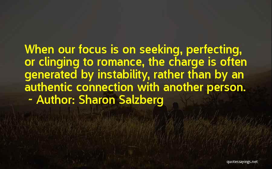 Clinging Quotes By Sharon Salzberg