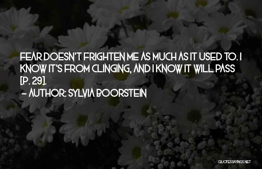 Clinging Quotes By Sylvia Boorstein