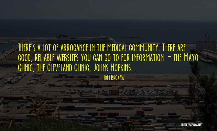 Clinic Quotes By Tom Brokaw