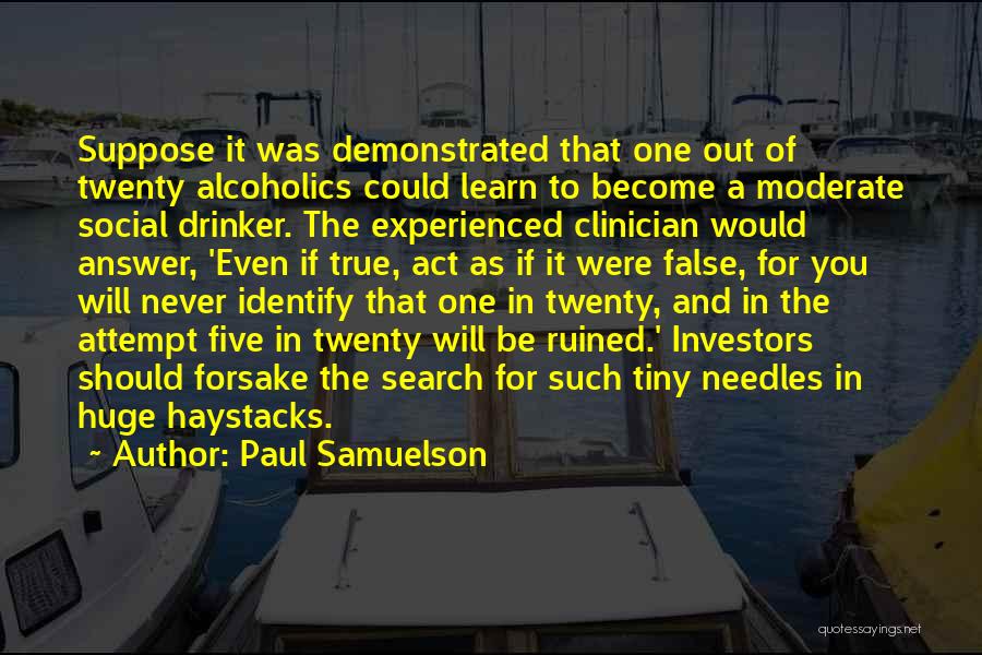 Clinician Quotes By Paul Samuelson