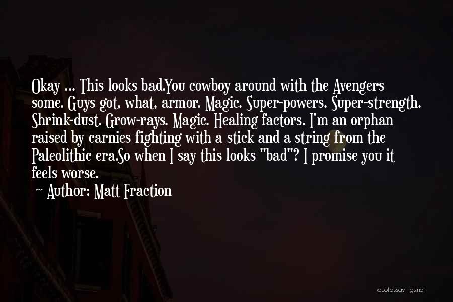 Clint Barton Quotes By Matt Fraction