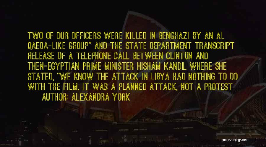 Clinton Benghazi Quotes By Alexandra York