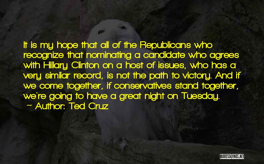 Clinton Quotes By Ted Cruz
