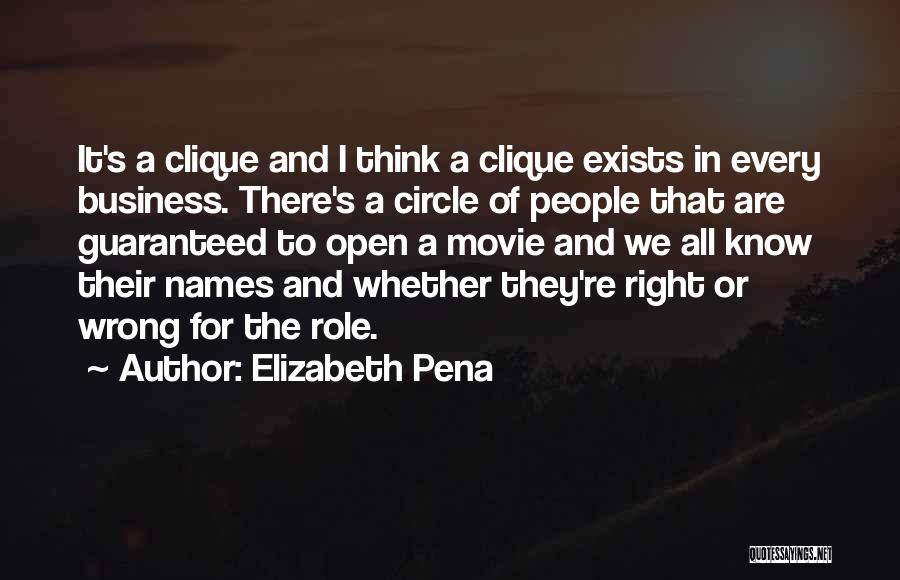 Clique Movie Quotes By Elizabeth Pena