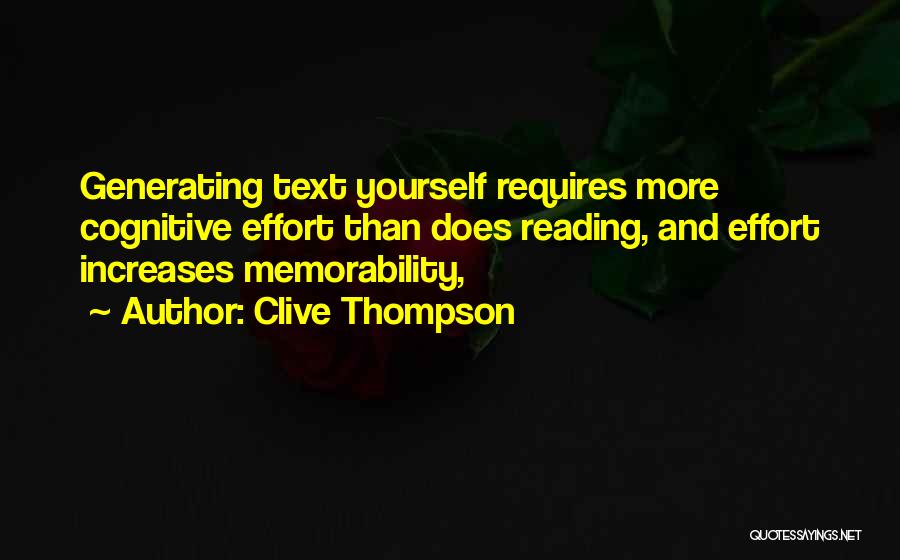 Clive Thompson Quotes 1775587