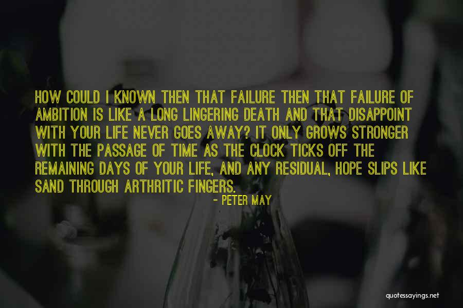 Clock Ticks Quotes By Peter May