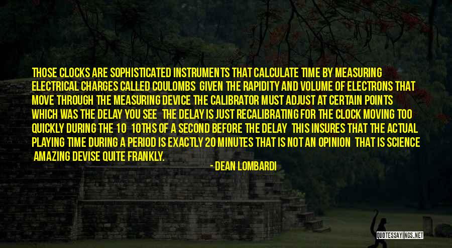 Clocks And Time Quotes By Dean Lombardi Clocks And Time Quotes By Dean Lombardi