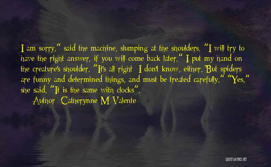 Clocks Go Back Quotes By Catherynne M Valente