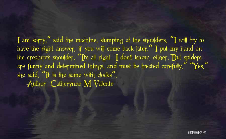 Clocks Quotes By Catherynne M Valente