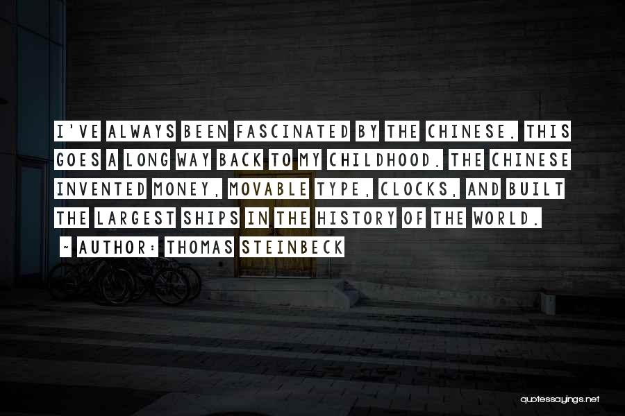 Clocks Quotes By Thomas Steinbeck