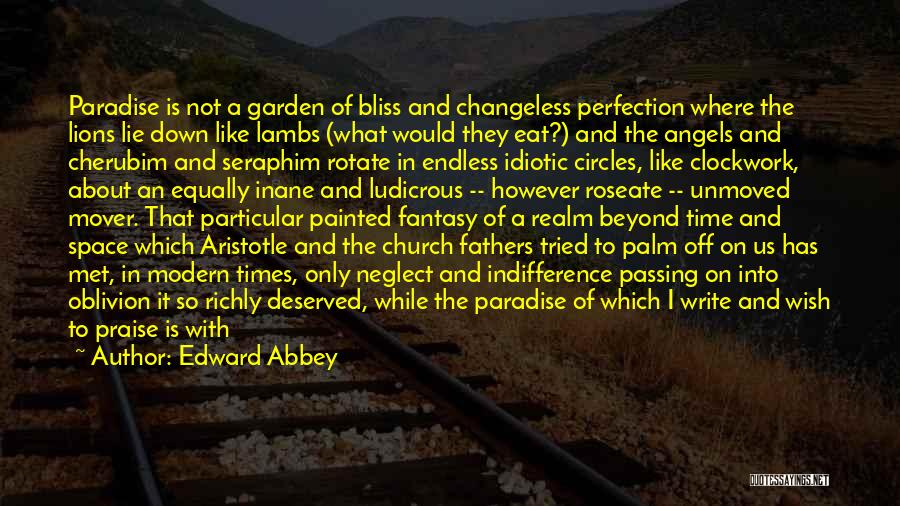 Clockwork Quotes By Edward Abbey