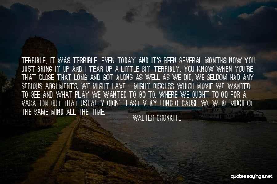 Close And Play Quotes By Walter Cronkite Close And Play Quotes By Walter Cronkite