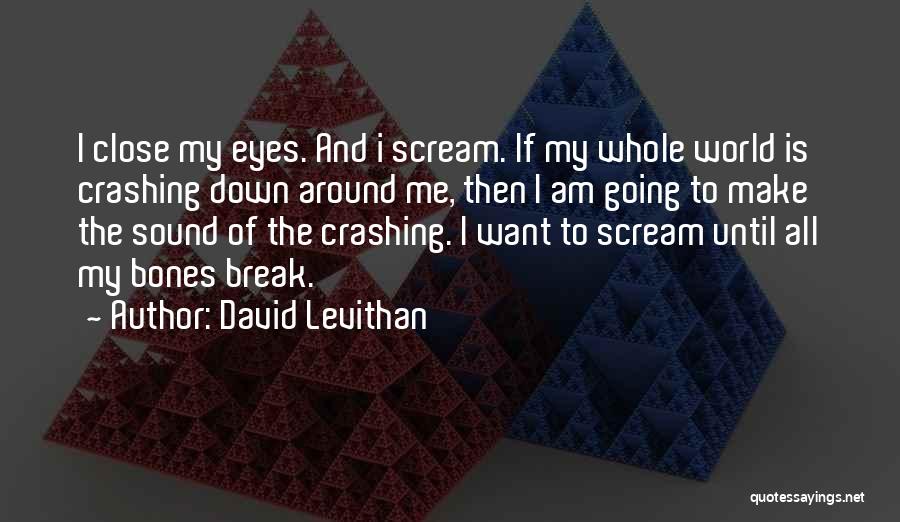 Close To Break Up Quotes By David Levithan