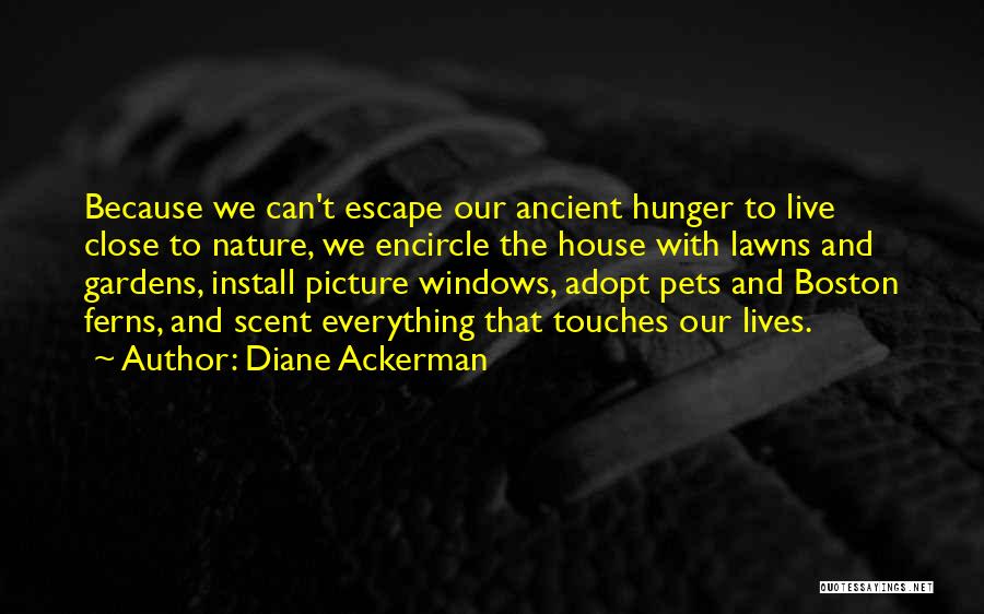 Close To Nature Quotes By Diane Ackerman