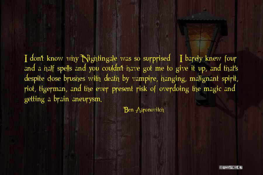 Close Up Magic Quotes By Ben Aaronovitch