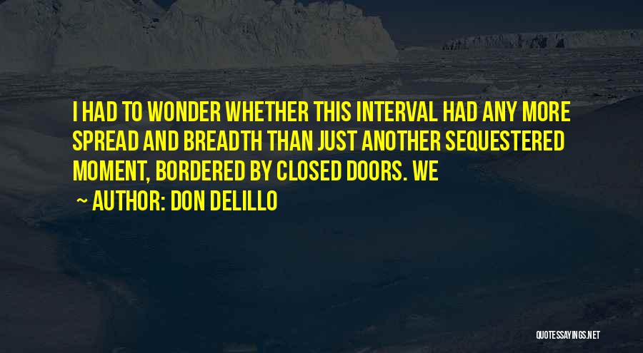 Closed Doors Quotes By Don DeLillo