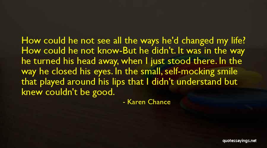 Closed Eyes Quotes By Karen Chance Closed Eyes Quotes By Karen Chance