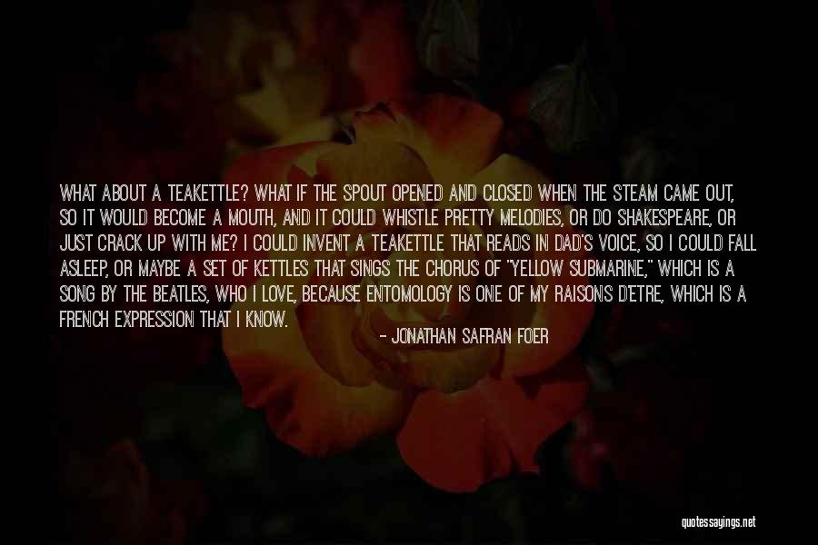 Closed Off From Love Quotes By Jonathan Safran Foer