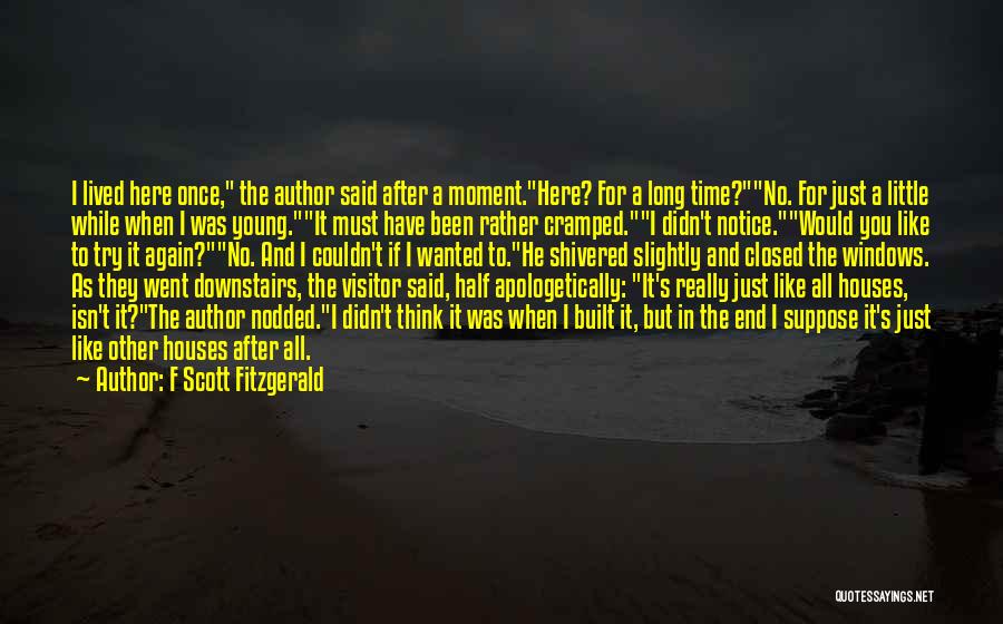 Closed Windows Quotes By F Scott Fitzgerald